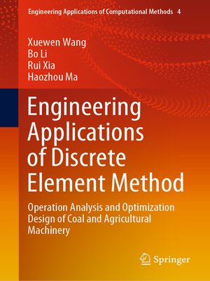 cover image of Engineering Applications of Discrete Element Method